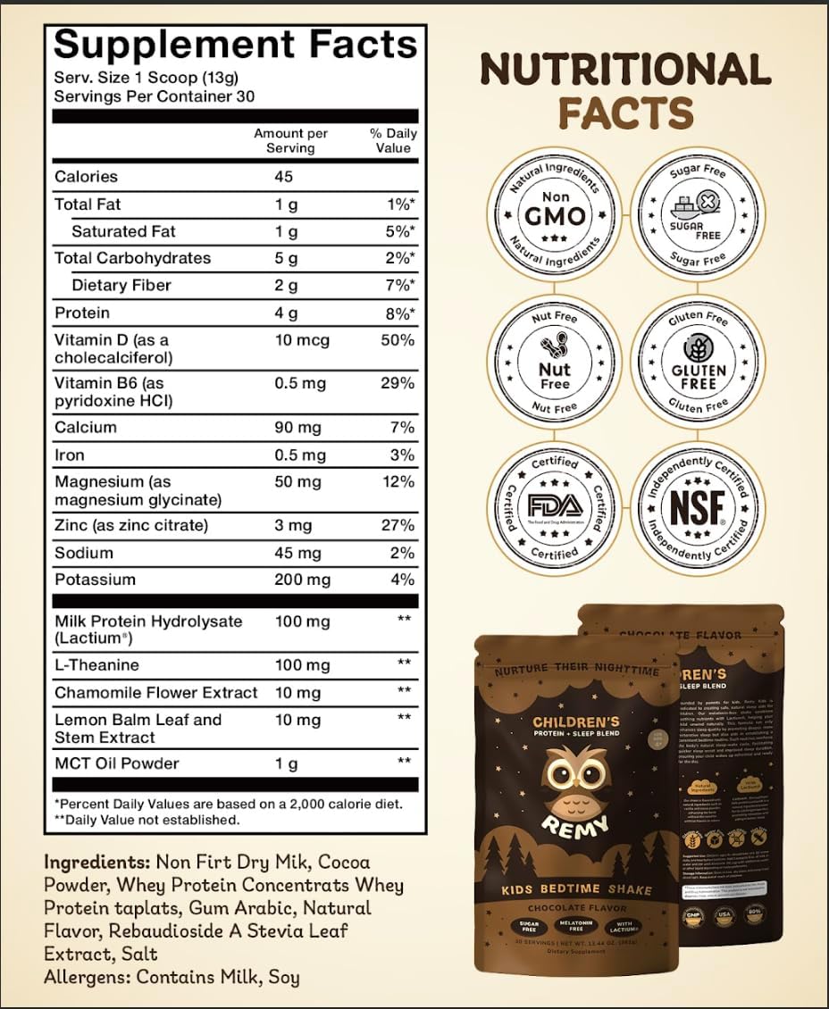Kid's Bedtime Nutrition Shake